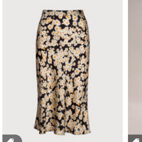 Realisation Par Dresses & Skirts - Realisation The Naomi in Flower Power size small silk midi skirt